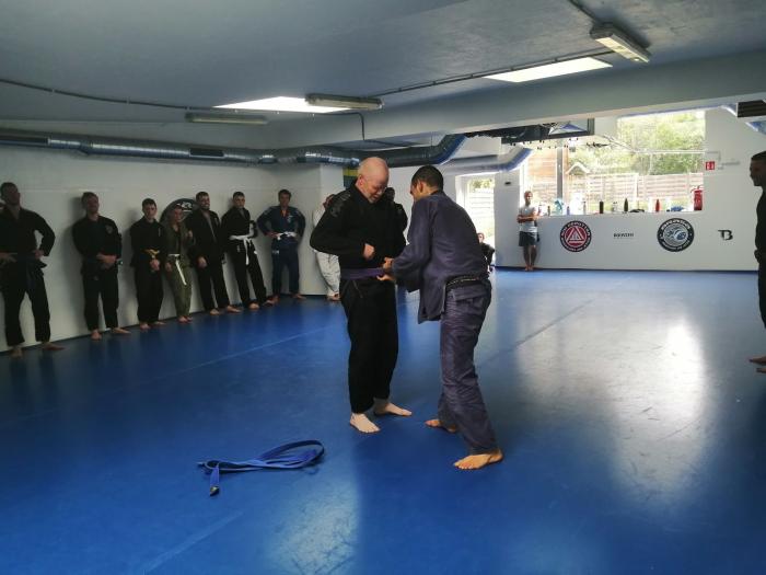 Purple belt · August 29, 2020 · Promoted by Wim Deputter