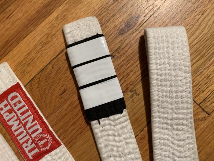 White belt · September 1, 2017