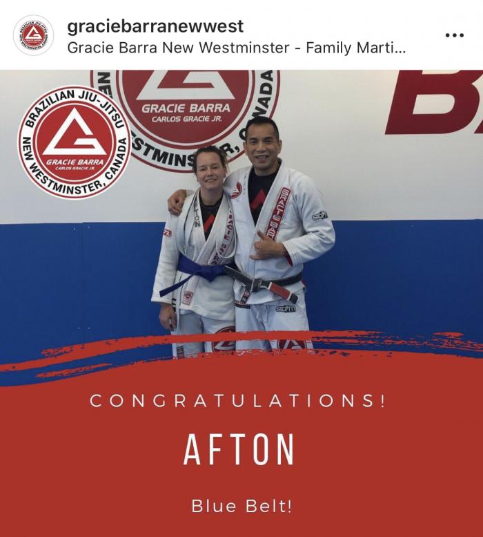 Blue belt · October 16, 2018 · Promoted by Raz Chan