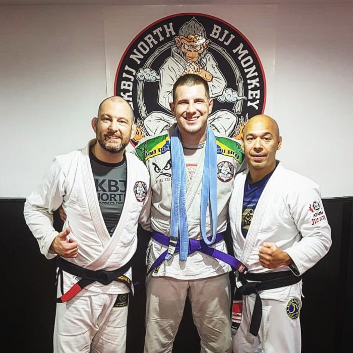 Purple belt · August 12, 2018 · Promoted by Mark Bottom