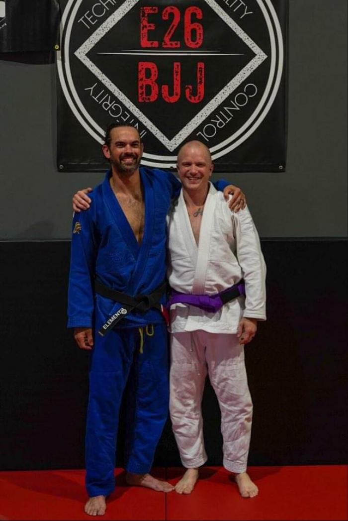 Purple belt · August 5, 2020 · Promoted by Kurtis Frasier