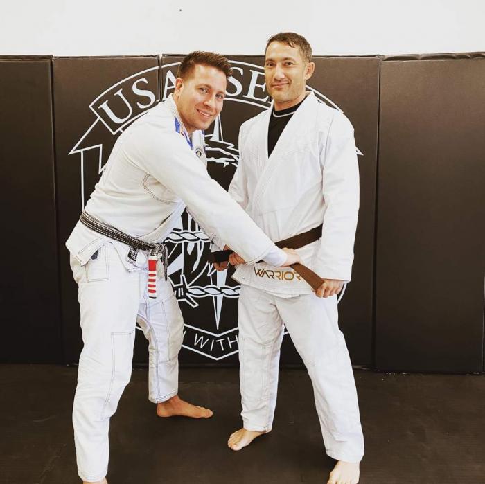 Brown belt · September 7, 2020 · Promoted by Tony Pacenski