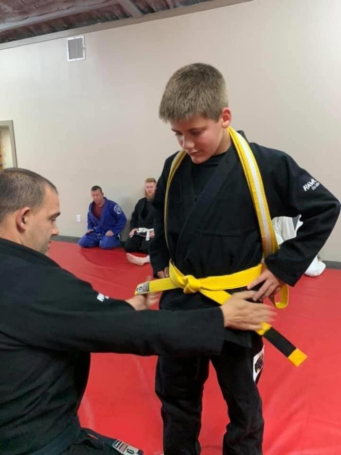 Yellow belt · July 31, 2020 · Promoted by Coy Clements