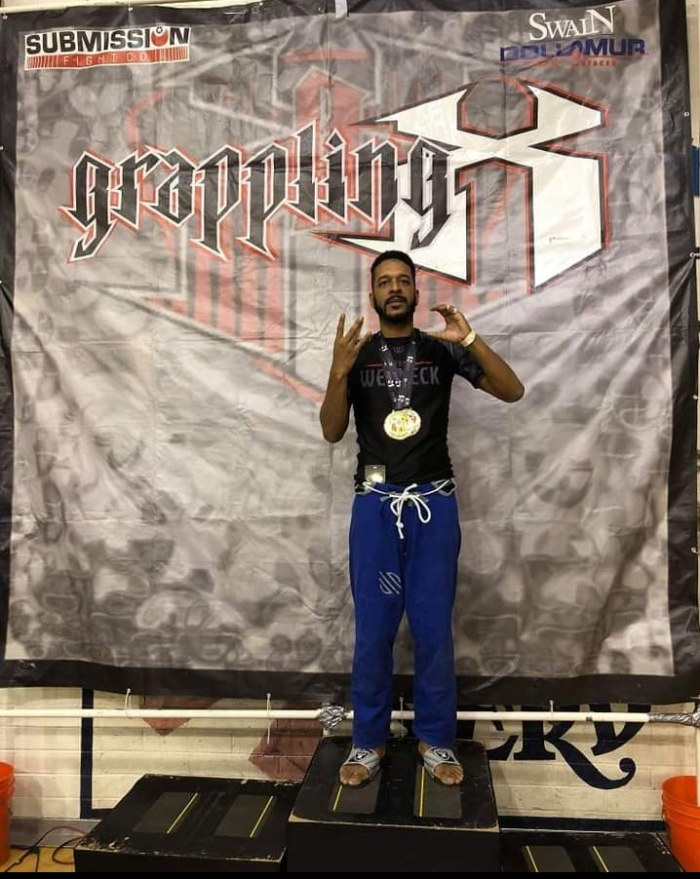 Grappling x 2018 gold in gi and bronze no gi