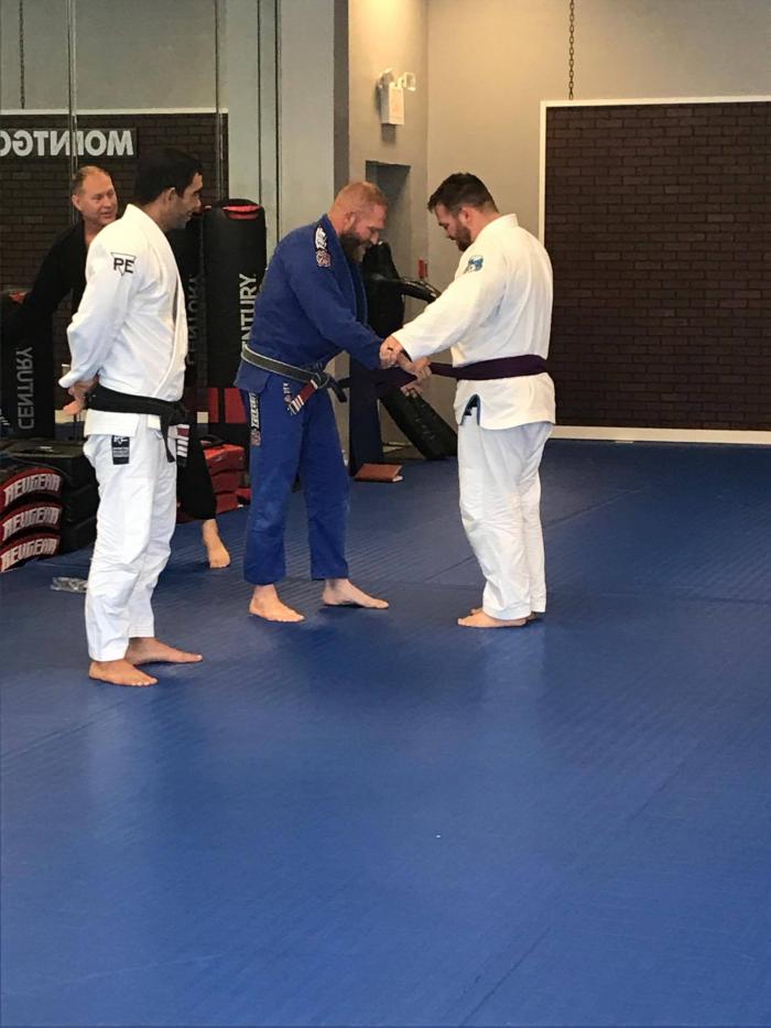 Purple belt · January 20, 2018 · Promoted by George Anthony Webby