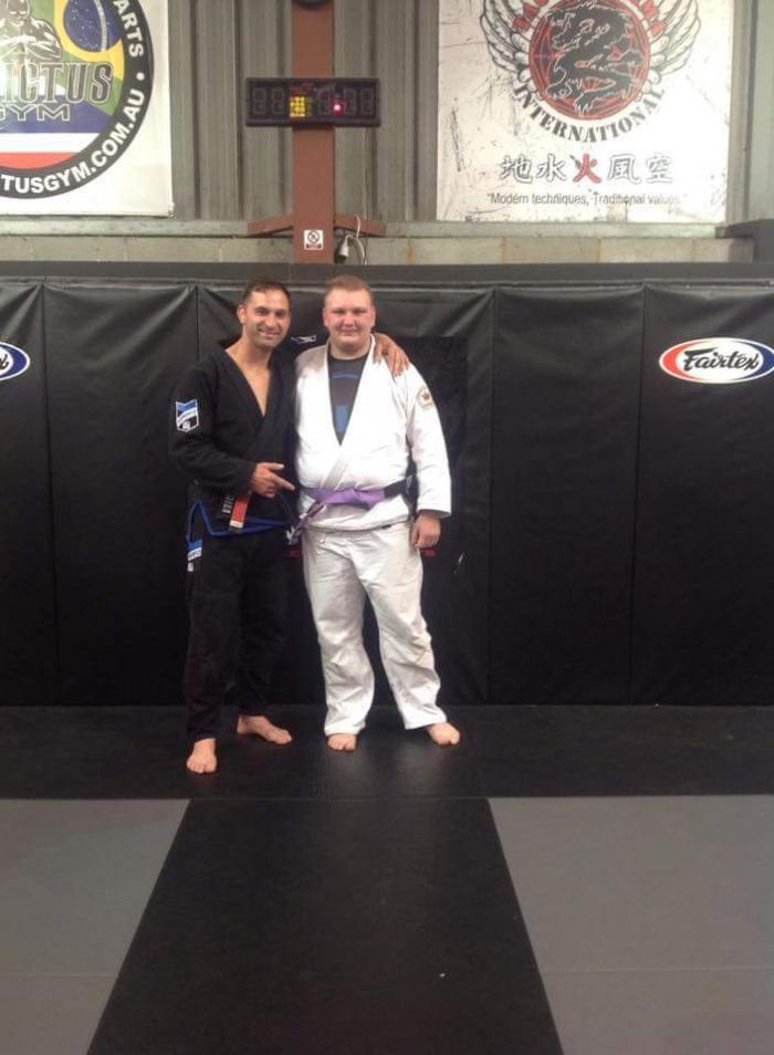 Purple belt · November 28, 2015 · Promoted by Dave Weston