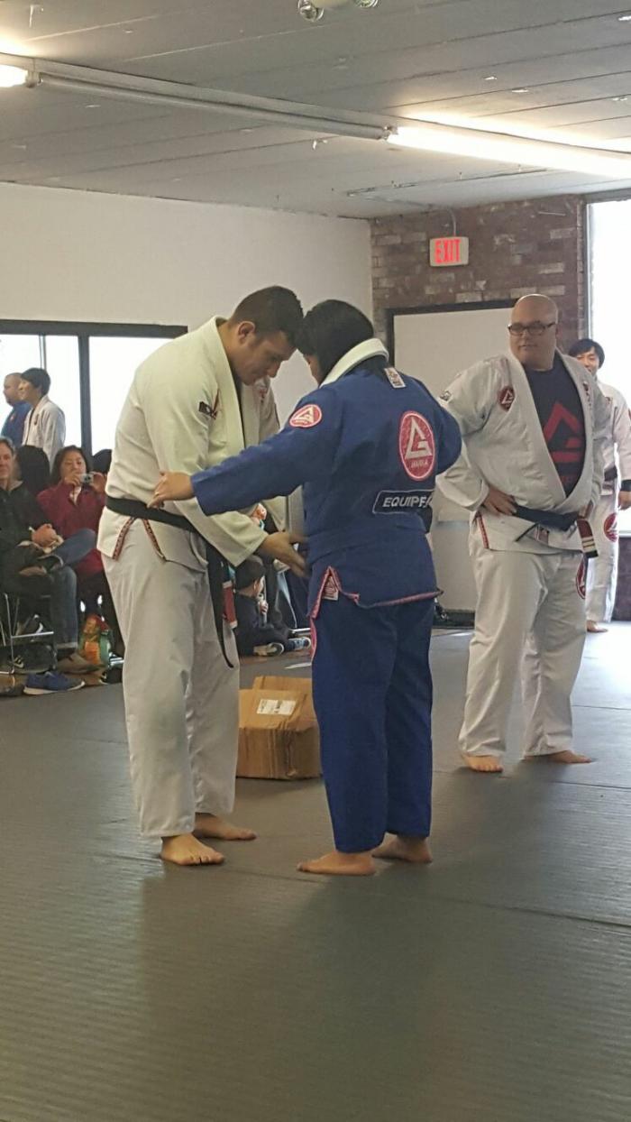 Blue belt · February 11, 2017 · Promoted by Kyle McCutchen