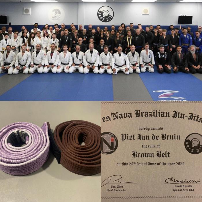 2020 - Promotion to Brown Belt