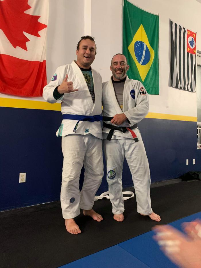 Blue belt · September 21, 2020 · Promoted by Jon Kelly