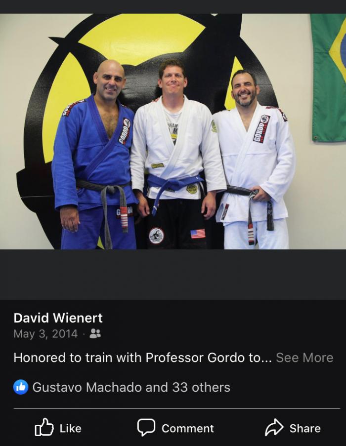 Blue belt · October 13, 2012 · Promoted by Gustavo Machado