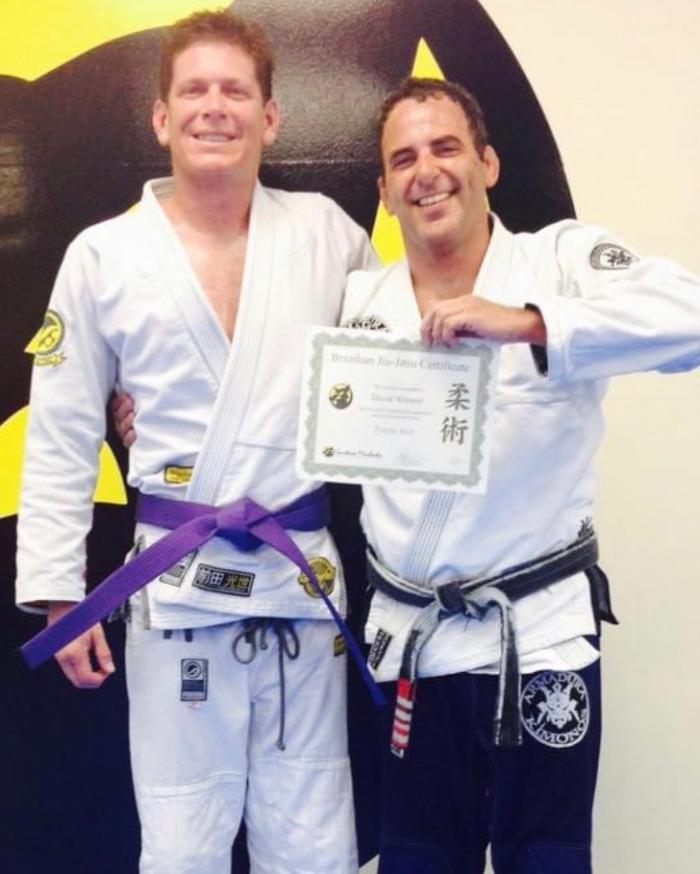 Purple belt · March 11, 2015 · Promoted by Gustavo Machado