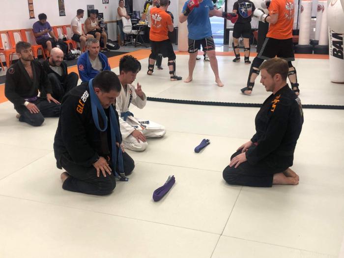 Purple belt · June 17, 2020 · Promoted by Sam Coutts