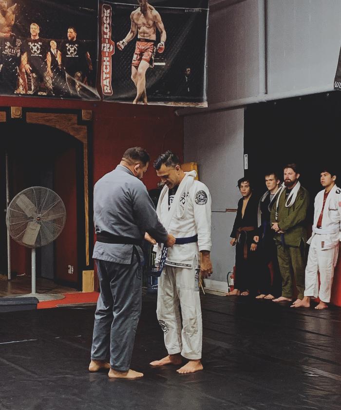 Blue belt · September 22, 2020 · Promoted by JJ Thompson
