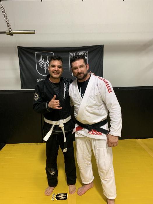 With Alan Shebaro. My lineage.