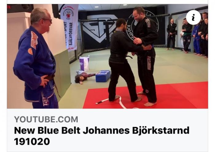 Blue belt · October 20, 2019 · Promoted by Robson Barbosa