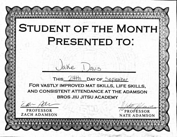 White belt · September 24, 2020
