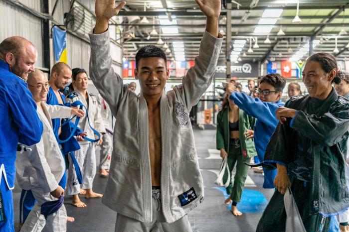 Blue belt · August 1, 2020 · Promoted by Louis William Frank