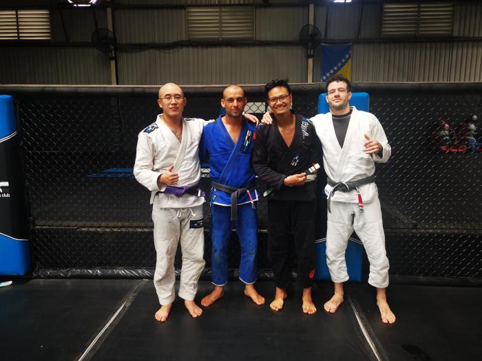 I earned my second stripe from my Coaches.. Oss!!
