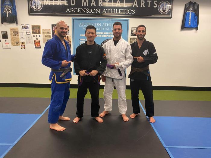 Purple belt · September 2, 2020 · Promoted by Matt Bassette