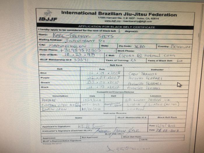 Brown belt · March 1, 2010 · Promoted by Augusto Ferrari
