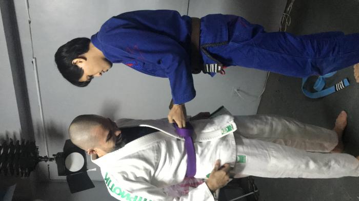 Purple belt · September 27, 2020 · Promoted by Professor Tj Sulit and coach Pat Jamlang