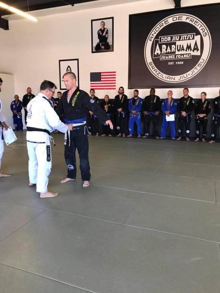 Blue belt · August 13, 2017 · Promoted by Andre De Fritas