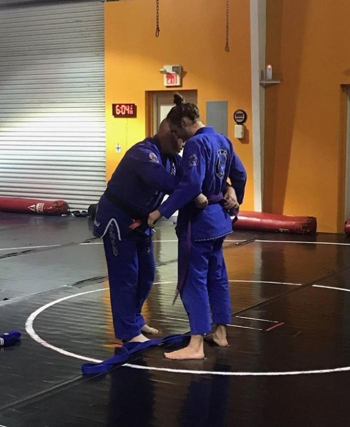 Purple belt · August 20, 2019 · Promoted by Neal Weaver