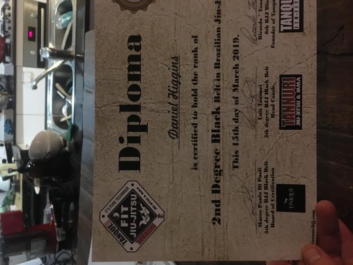 Black belt 2nd degree · March 15, 2019 · Promoted by Luiz Tannuri