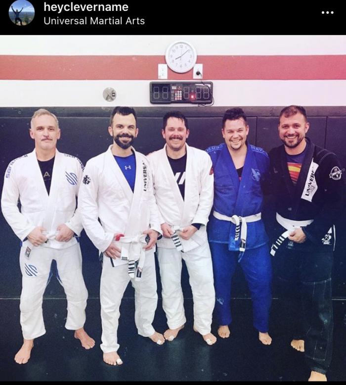 Jan 2019 4th stripe white belt Universal MMA (Pedro Sauer Affiliate)