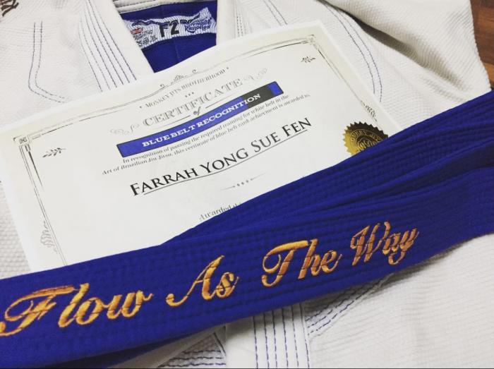 Blue belt · March 27, 2018 · Promoted by Vince Choo