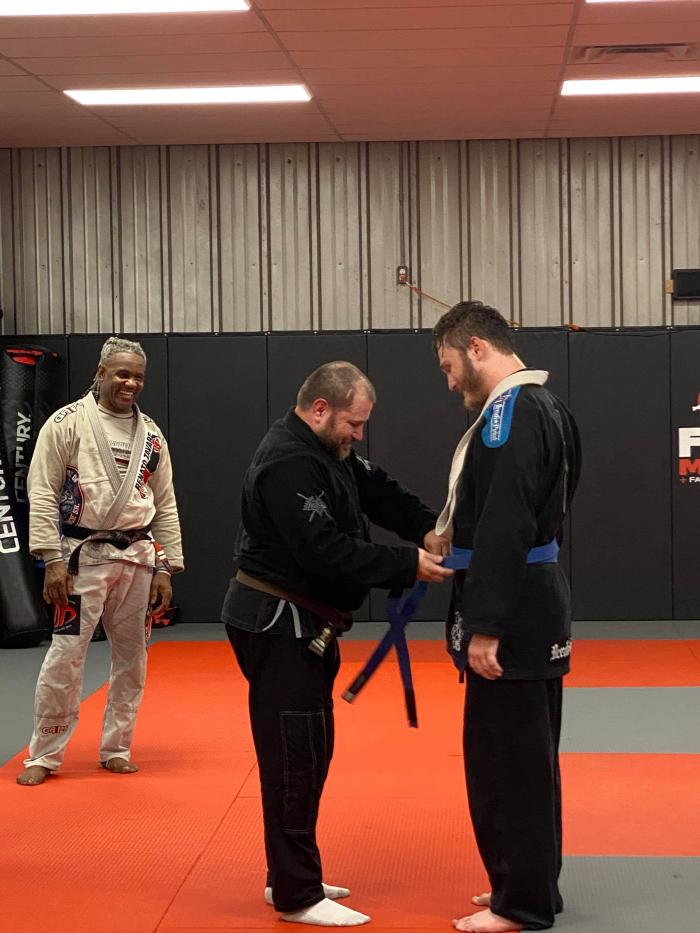 Blue belt · July 25, 2020 · Promoted by Ron Griffey