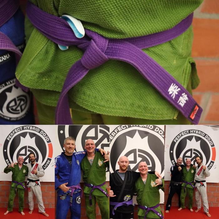 Purple belt · September 29, 2020 · Promoted by Koen Smets