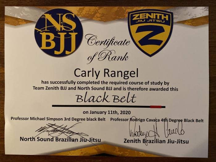Black belt · January 11, 2020 · Promoted by Rodrigo Cavaca