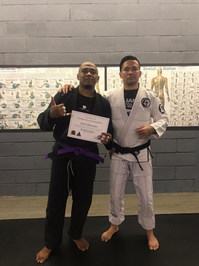 Purple belt · December 13, 2019 · Promoted by Deddy Wigraha