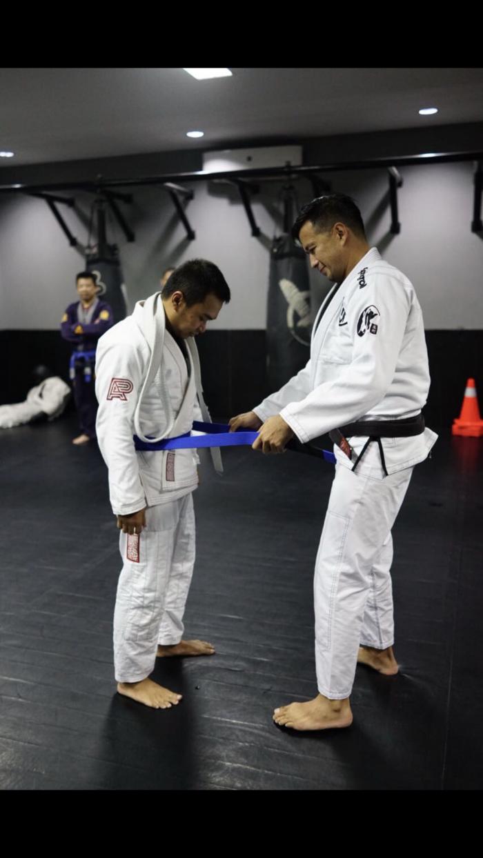Blue belt · November 10, 2017 · Promoted by Deddy Wigraha
