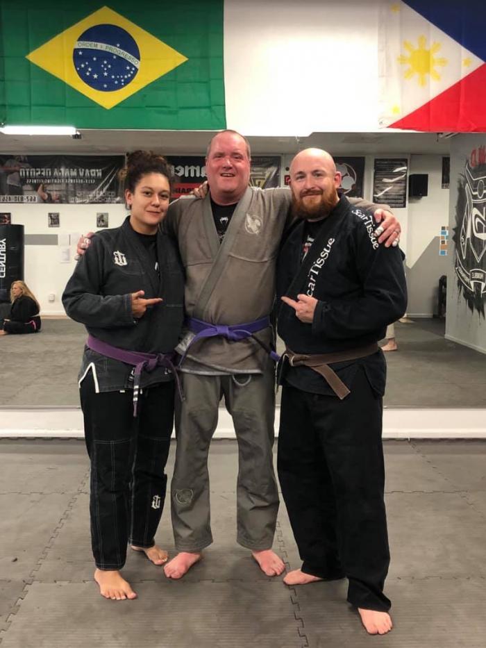 Purple belt · August 24, 2019 · Promoted by Michael Hooker