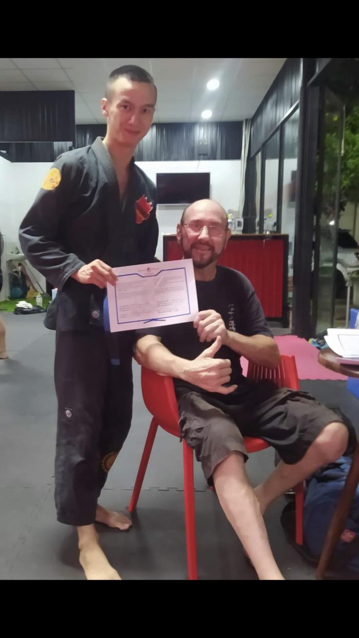 Blue belt · May 14, 2022 · Promoted by Lê Cường