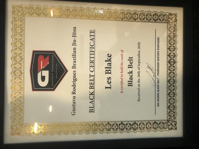 Black belt · September 26, 2020 · Promoted by Gustavo Rodrigues
