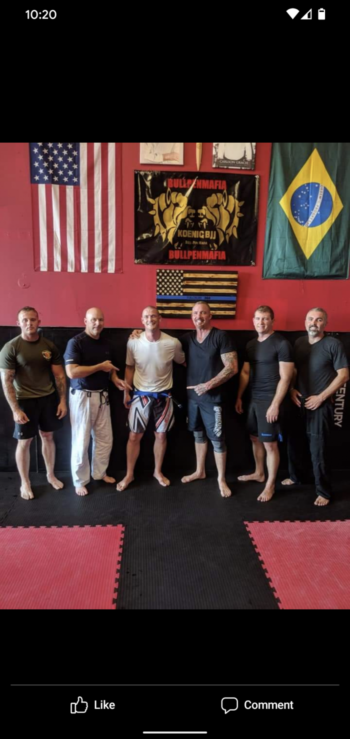 Blue belt · July 3, 2018 · Promoted by Rick Koenig