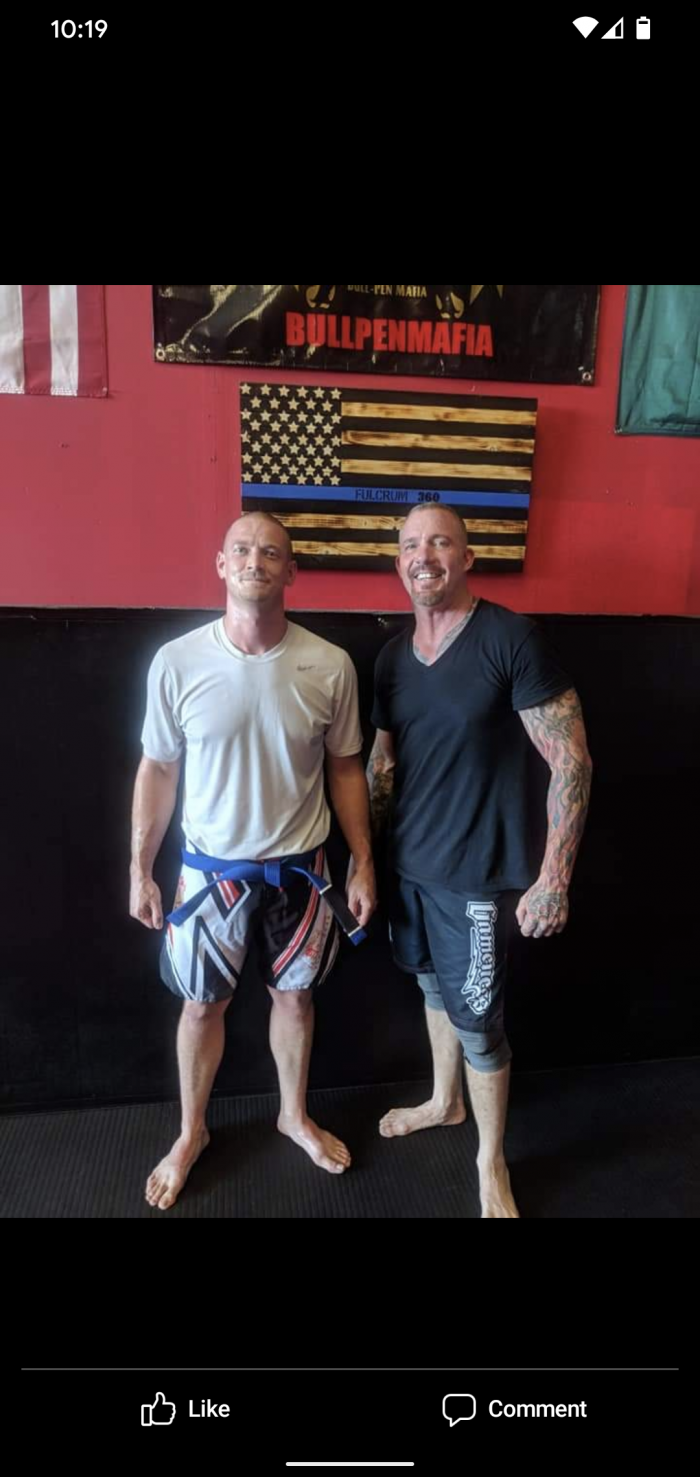Blue belt · July 3, 2018 · Promoted by Rick Koenig
