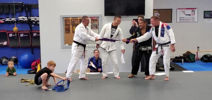 Purple belt · September 12, 2020 · Promoted by Adrian J Trevino
