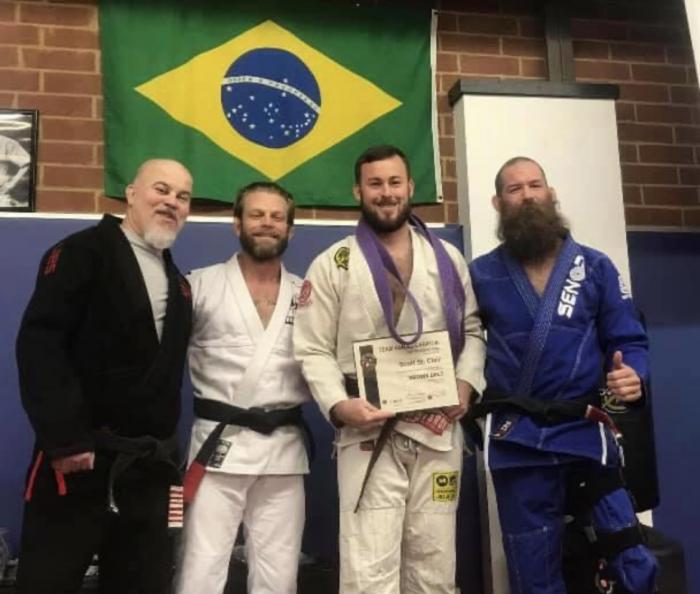 Brown belt · January 5, 2019 · Promoted by John Schell