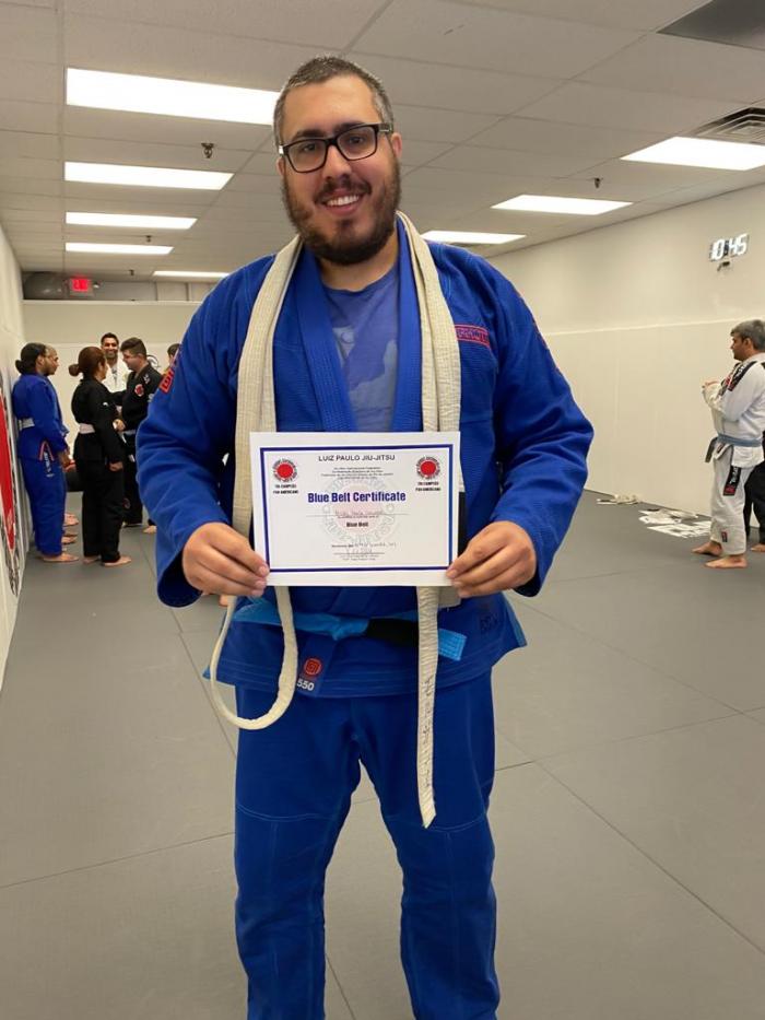 Blue belt · December 14, 2019 · Promoted by Luiz Paulo