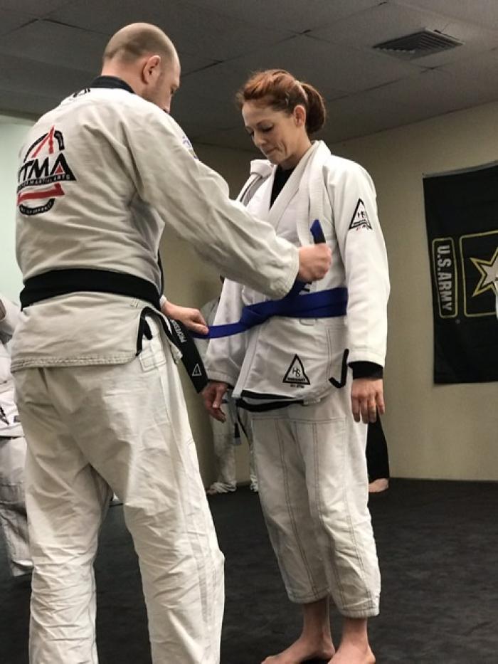 Blue belt · April 1, 2019 · Promoted by Heath Harvey