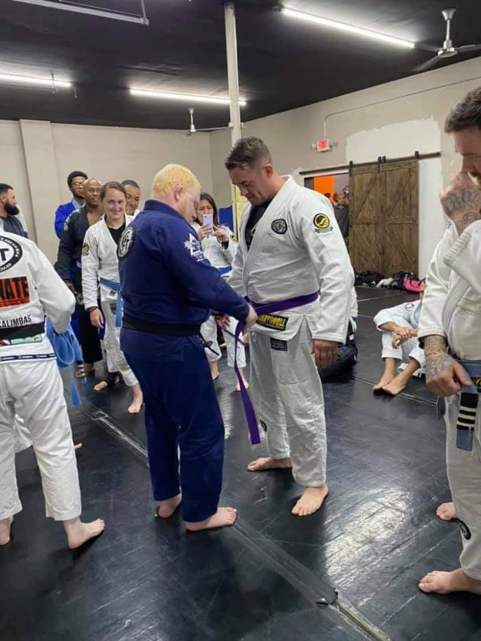 Purple belt · August 25, 2021 · Promoted by Christopher Costa