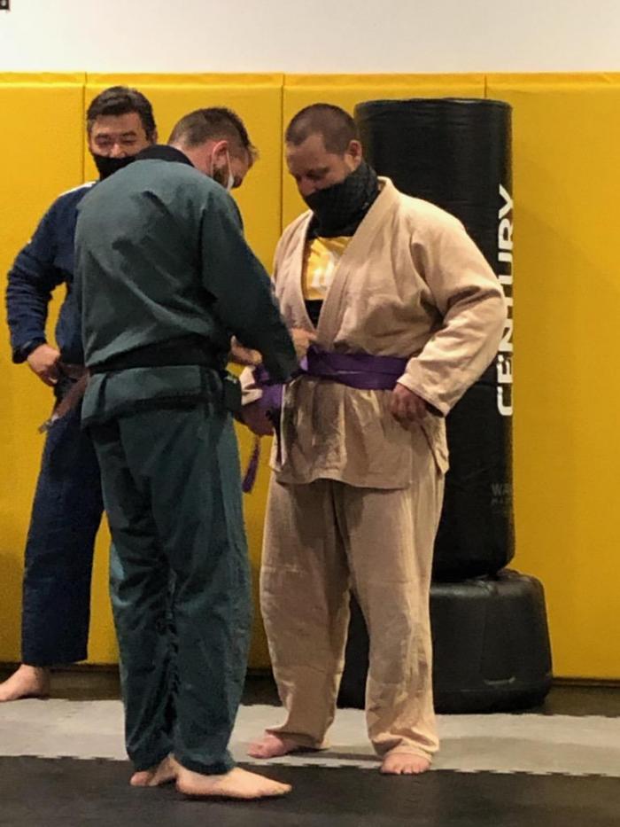 Purple belt · June 23, 2020 · Promoted by Josh Hubbard