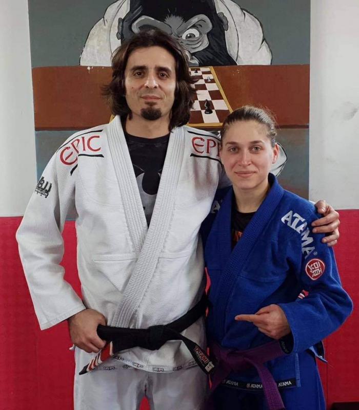Purple belt · March 31, 2018 · Promoted by Aris Chajiiakovou