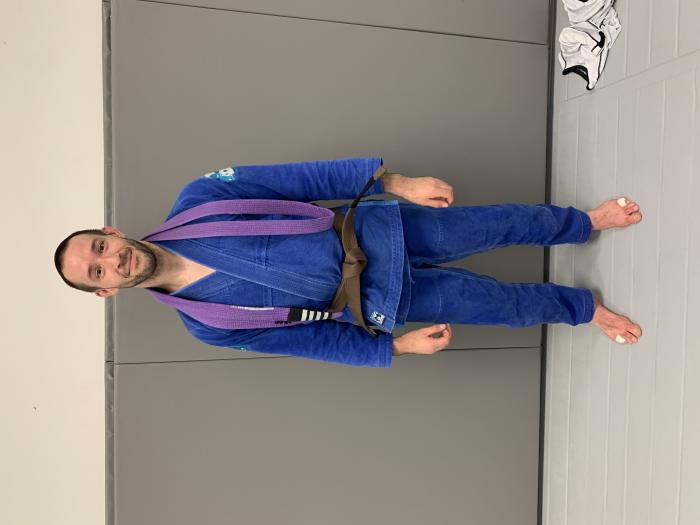 Brown belt · August 14, 2020 · Promoted by Jordan Naylor