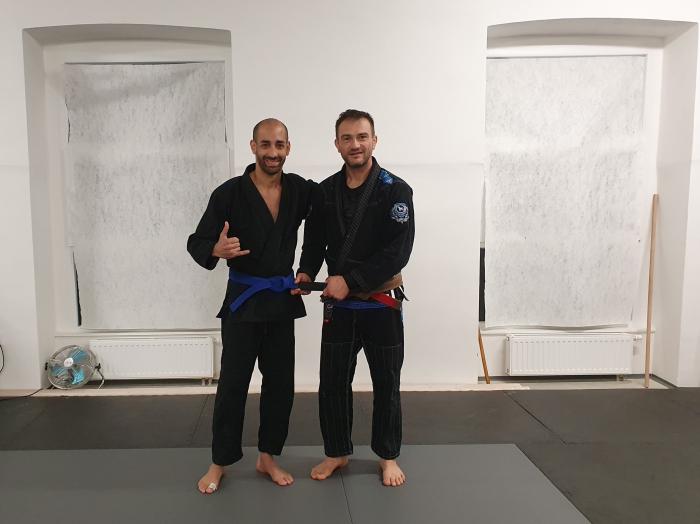 Blue belt · October 11, 2020 · Promoted by Michael Herčka