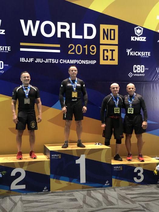 World No Gi 2019 Podium Blackbelt Master 7 LW